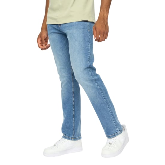 Duck and Cover Rechte Jeans Heren Janstar (Stone Wash) - Image 3