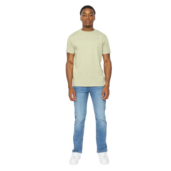 Duck and Cover Rechte Jeans Heren Janstar (Stone Wash) - Image 4