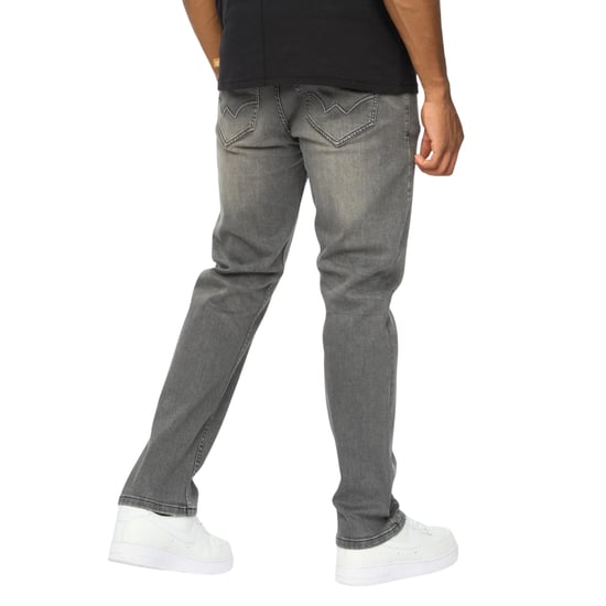 Duck and Cover Rechte Jeans Heren Janstar (Grijs) - Image 2