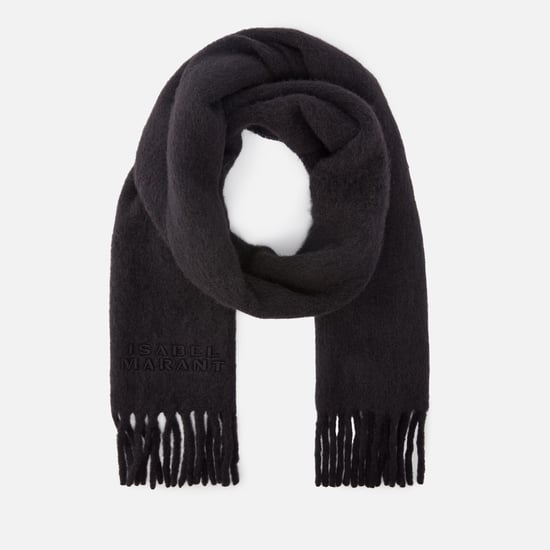 Isabel Marant Firny geruite sjaal in zwart - Image 1