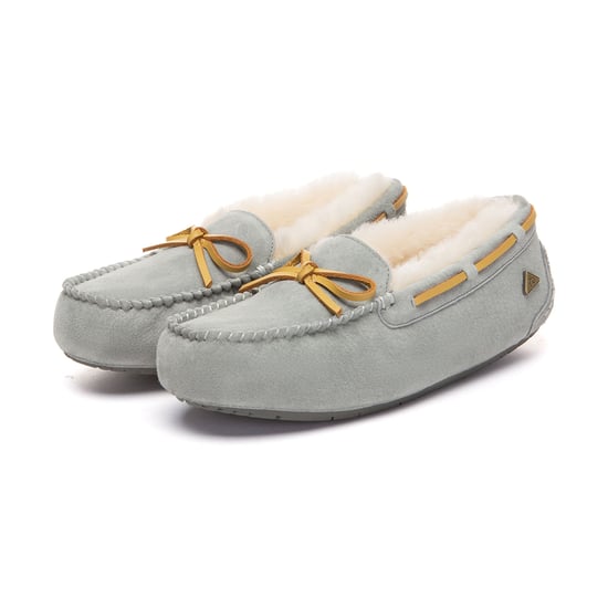 EVER AU Dames leren loafers – Crested - Image 4
