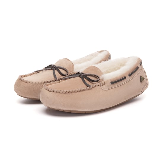 EVER AU Dames leren loafers – Crested - Image 4