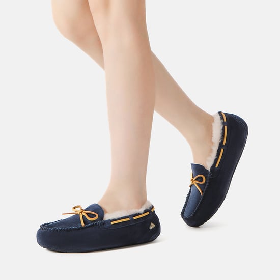 EVER AU Dames leren loafers – Crested - Image 2
