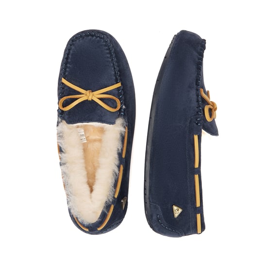 EVER AU Dames leren loafers – Crested - Image 3