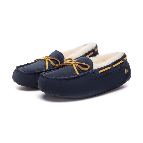 EVER AU Dames leren loafers – Crested - Image 4