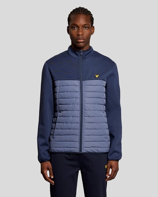 Lyle & Scott Sports Hybrid Fleecejack - Blauw - Image 1