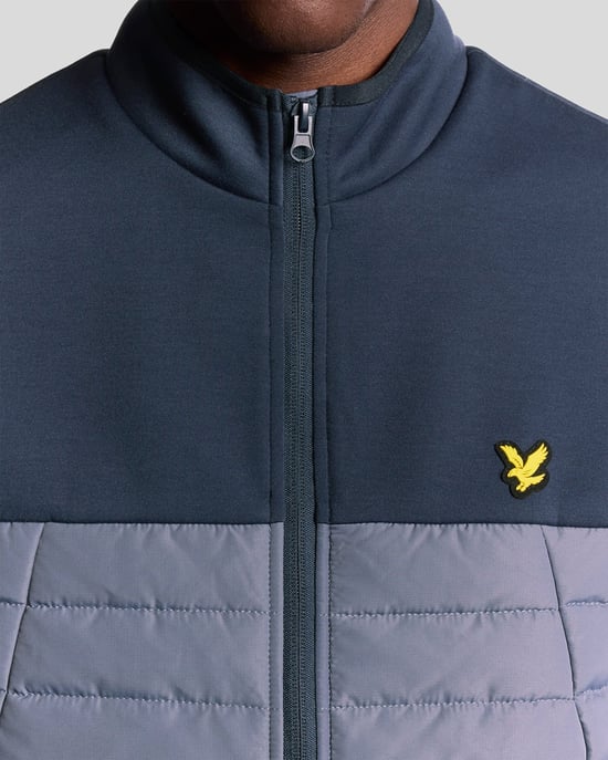 Lyle & Scott Sports Hybrid Fleece Gilet - Blauw - Image 3