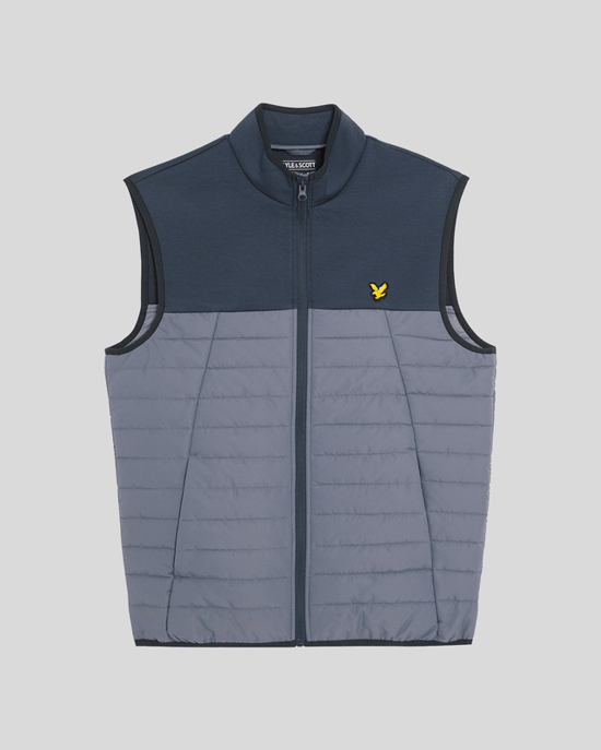 Lyle & Scott Sports Hybrid Fleece Gilet - Blauw - Image 5