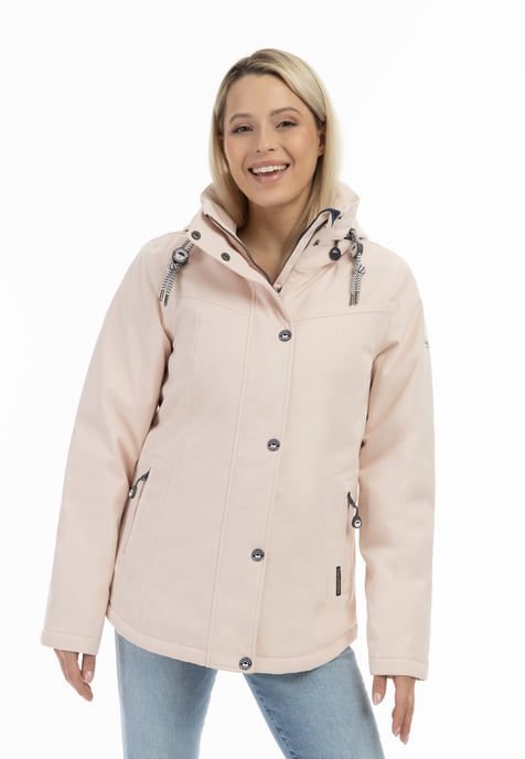 Schmuddelwedda winterjas Dames pastelroze - Image 3