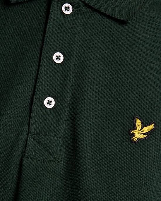 Lyle & Scott Polo SS Plain Polo Shirt Groen - Image 6