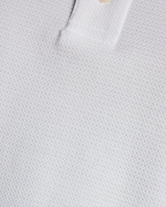 Jacquard Dobby Gebreide Polo Shirt - Image 5