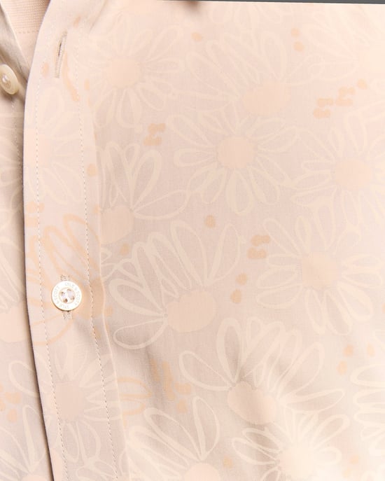 Lyle & Scott overhemd met lange mouwen en bloemenprint - wit - Image 6
