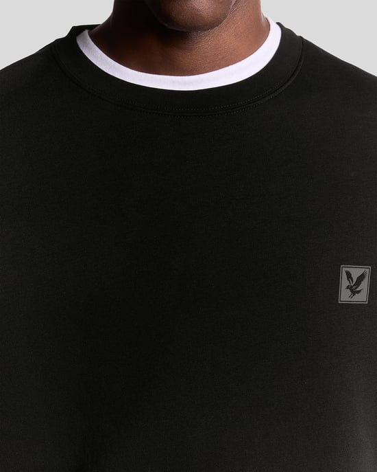 Lyle & Scott Lounge Crew Neck Sweatshirt - Zwart - Image 3