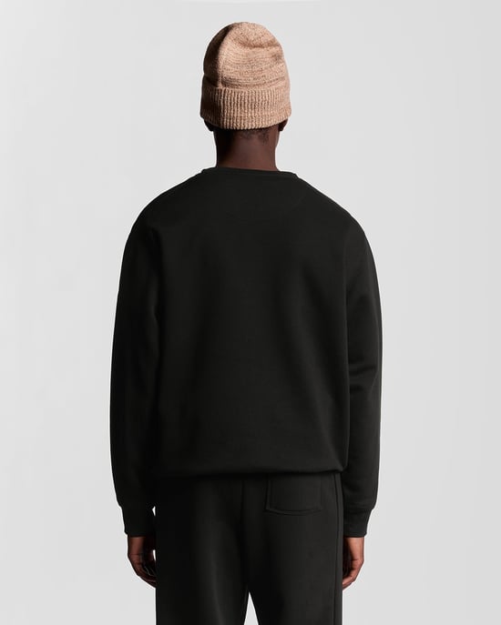 Lyle & Scott Lounge Crew Neck Sweatshirt - Zwart - Image 4