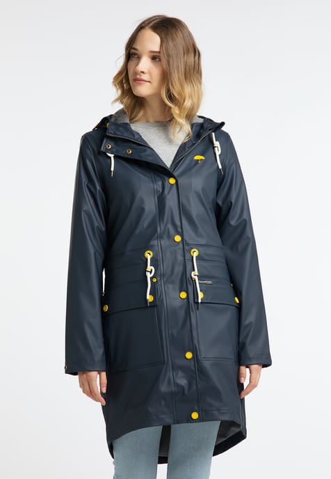 Schmuddelwedda Mackintosh incus Dames marine grijs gem - Image 3