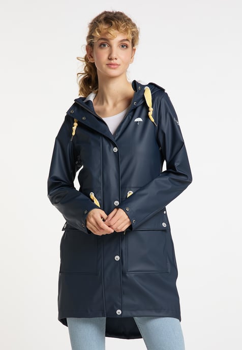Schmuddelwedda Mackintosh incus Dames marine wit - Image 3
