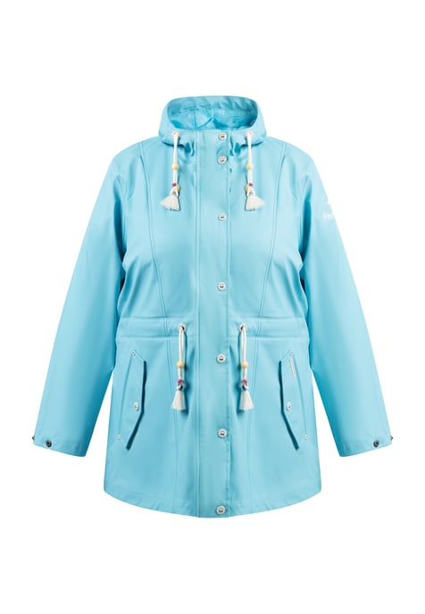 Schmuddelwedda Grote maat regenjas bridgeport Dames DONKER AQUA-280 - Image 1