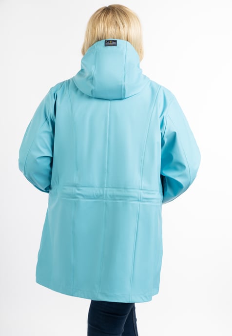 Schmuddelwedda Grote maat regenjas bridgeport Dames DONKER AQUA-280 - Image 4