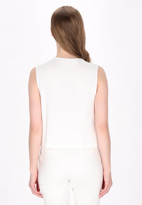 Dreimaster Top vrouwen offwhite - Image 4