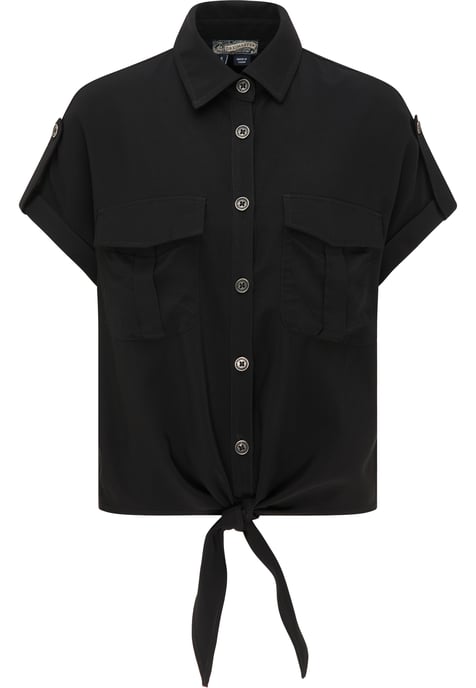 Dreimaster Blouse Dames zwart - Image 1