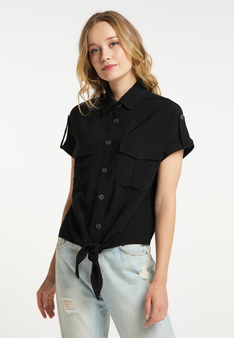 Dreimaster Blouse Dames zwart - Image 3