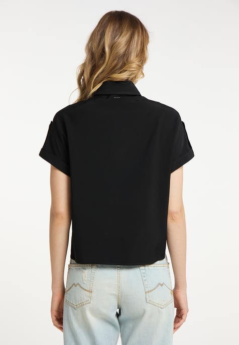 Dreimaster Blouse Dames zwart - Image 4
