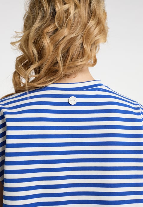 Dreimaster T-shirt Dames blauw wit - Image 5