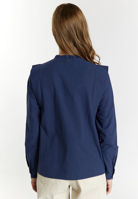 Dreimaster Blouse Dames marine - Image 4