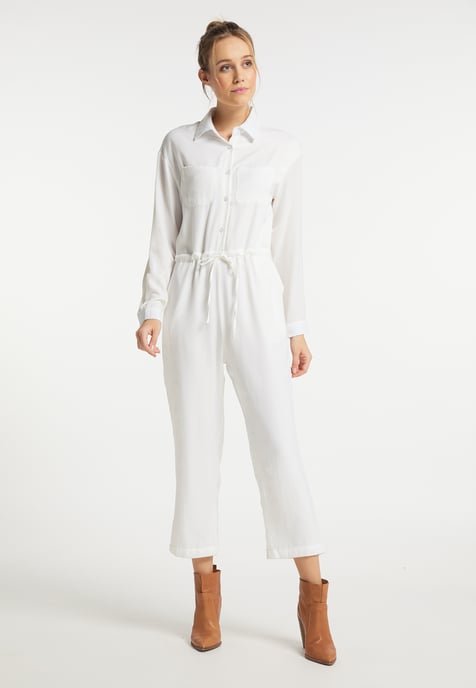 Dreimaster Jumpsuit Dames wit - Image 5