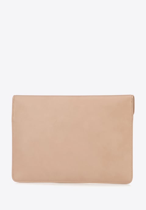 Wittchen Heren 13" Laptophoes in Imitatieleer Beige - Image 3