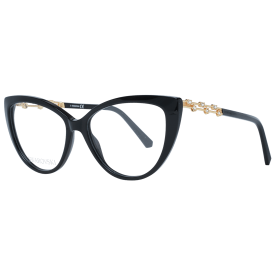 Swarovski Elegante Zwarte Cat Eye Designer Bril - Image 1