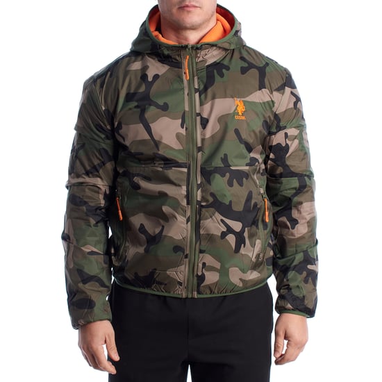 Heren Omkeerbare Fleece en Winddichte Jas US40126001 - Image 1