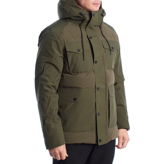 Heren Gewatteerde Parka Jas met Capuchon US40127016 - Image 3