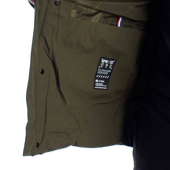 Heren Gewatteerde Parka Jas met Capuchon US40127016 - Image 5
