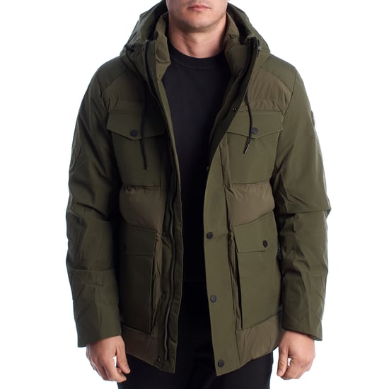 Heren Gewatteerde Parka Jas met Capuchon US40127016 - Image 6