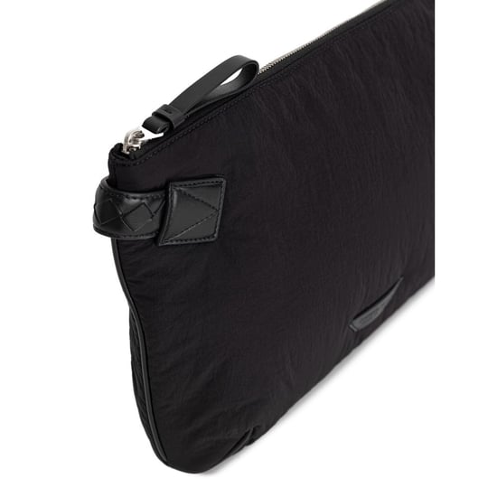 Zwarte Nylon Clutch Tas - Image 3