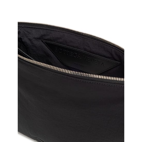 Zwarte Nylon Clutch Tas - Image 5