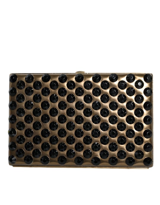 Gouden Kristallen Bifold Clutch Avondfeest Vrouwen Handtas Bag - Image 1