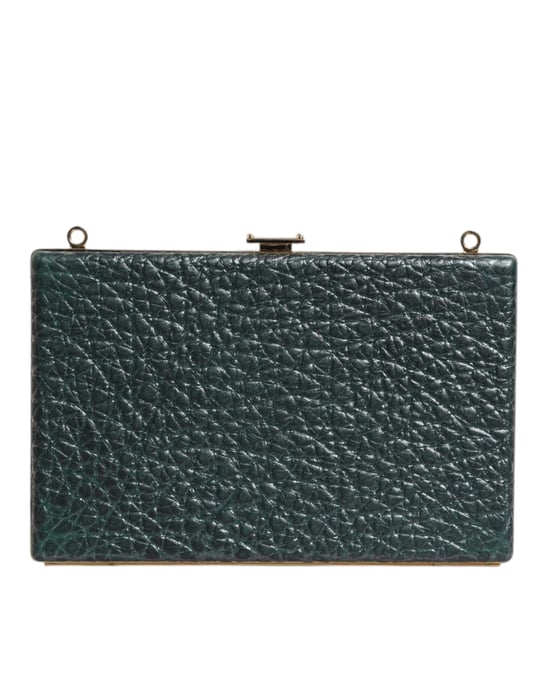 Zwarte Leren Clutch Avond Crossbody Tas - Image 3