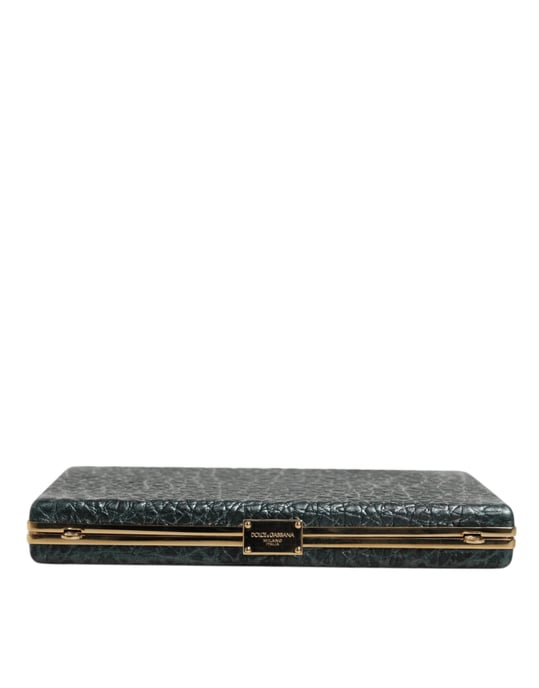 Zwarte Leren Clutch Avond Crossbody Tas - Image 4