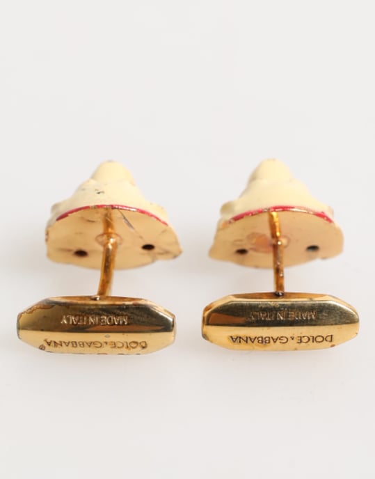 Messing Goudkleurige Honden Pups Mannen Accessoires Manchetknopen - Image 3