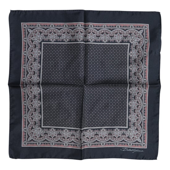 Multikleurige Fantasy Zijden Vierkante Foulard Sjaal - Image 2
