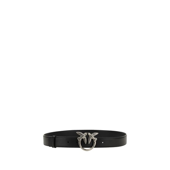 PINKO Zwarte Kalfskin Bos Taurus Regular Riem - Image 2