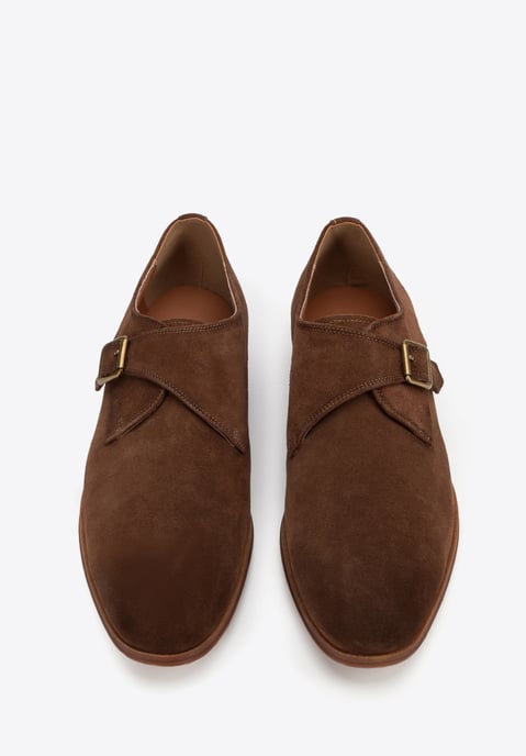 Wittchen Heren Monkschoenen in Donkerbruin Suède Leer - Image 2