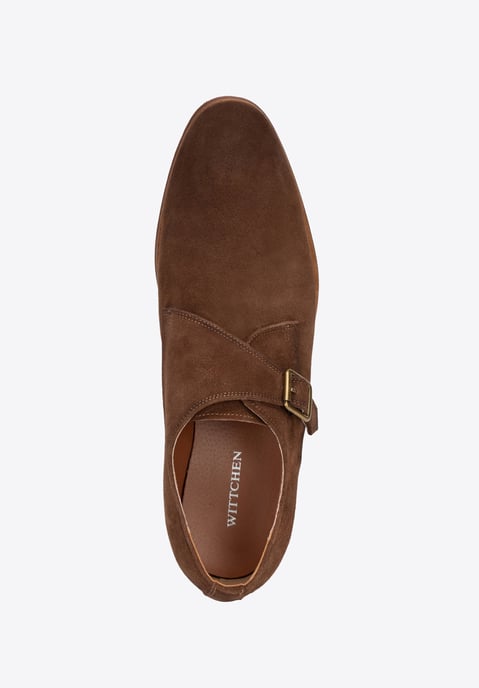 Wittchen Heren Monkschoenen in Donkerbruin Suède Leer - Image 4
