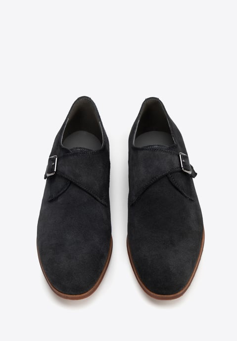 Wittchen Heren Monkschoenen in Donkergrijs Suède Leer - Image 2