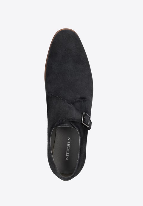 Wittchen Heren Monkschoenen in Donkergrijs Suède Leer - Image 4