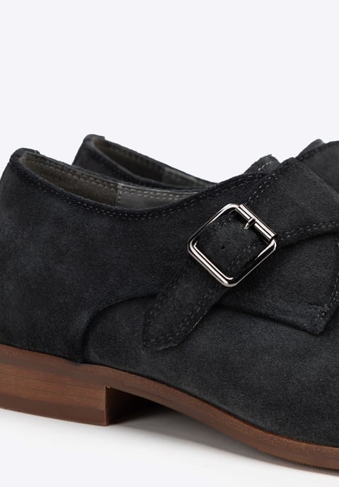 Wittchen Heren Monkschoenen in Donkergrijs Suède Leer - Image 6