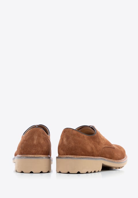 Wittchen Heren Bruine Suède Leren Derby Schoenen - Image 3