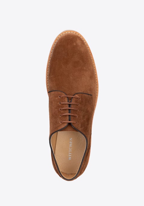 Wittchen Heren Bruine Suède Leren Derby Schoenen - Image 4
